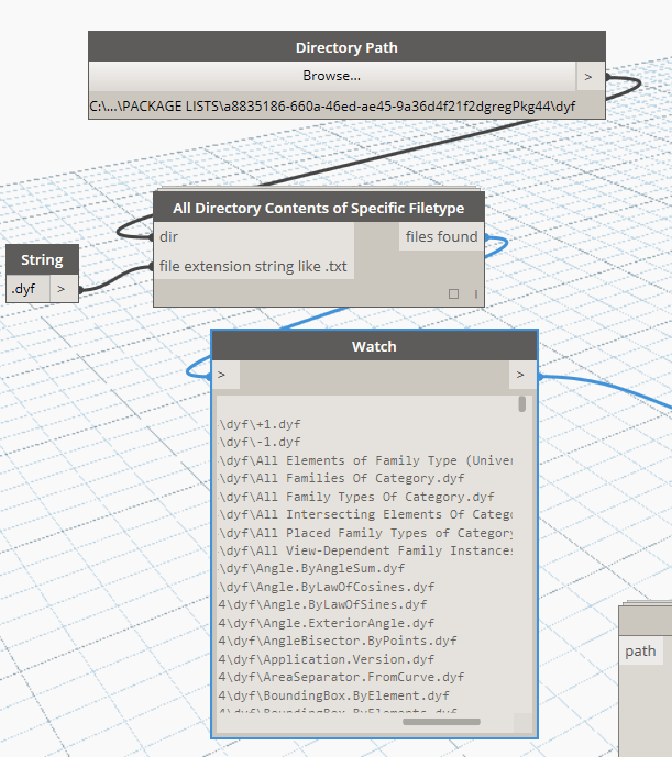 Directory Path – Dynamo Nodes