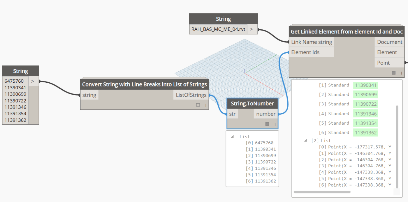 Get Linked Element from Element Id and Doc – Dynamo Nodes