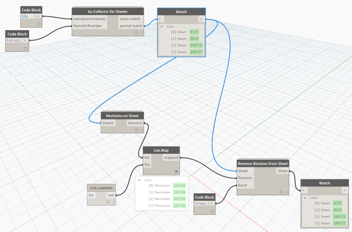 Remove Revision from Sheet