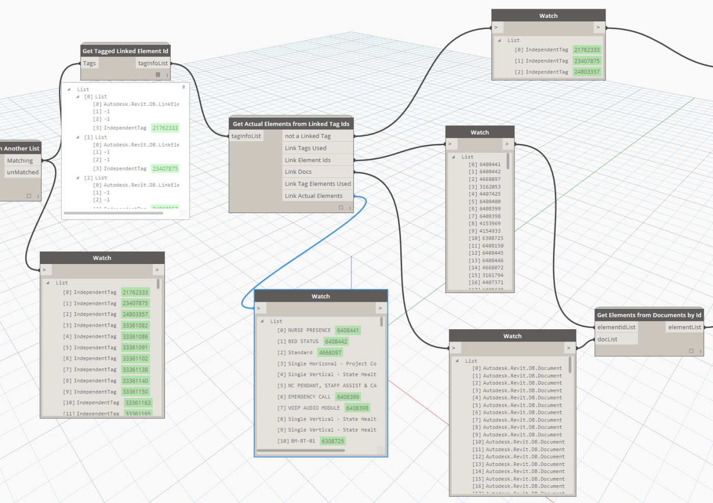 Get Actual Elements from Linked Tag Ids – Dynamo Nodes