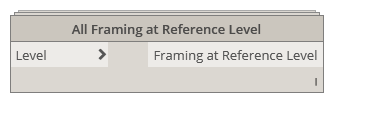 All Framing at Reference Level – Dynamo Nodes