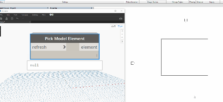 Pick Model Element – Dynamo Nodes
